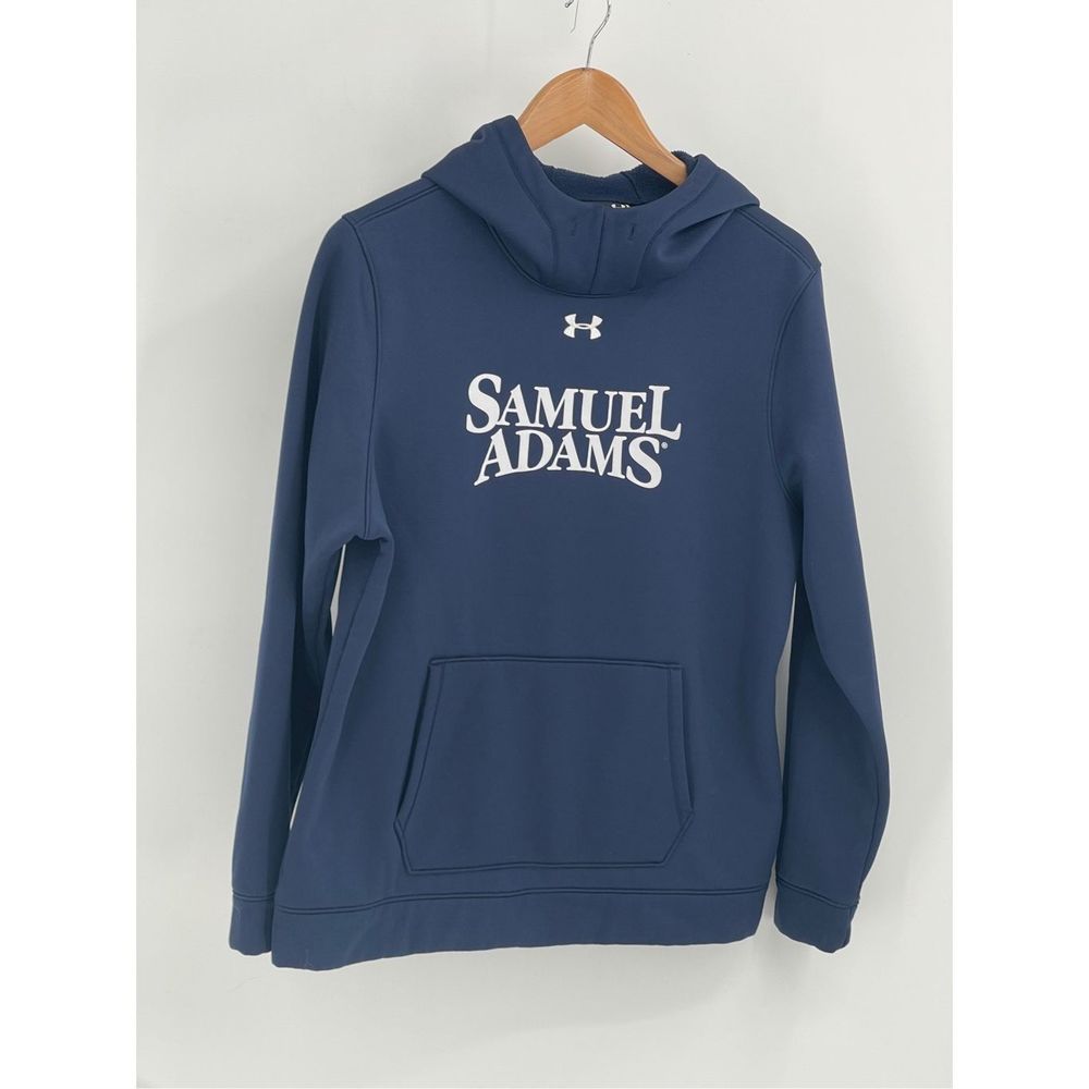 Under Armour Hooded Sweatshirt‎ Samuel Adam's Men's Medium Blue 2015 Boston